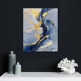 thumbnail image 5 of Nawypu Quebo Blue Marble Art Painting Abstract Canvas Wall Art Gold Wall Decor  Piece Wall Art For Living Room Decor Office Wall Decor Framed, 5 of 5