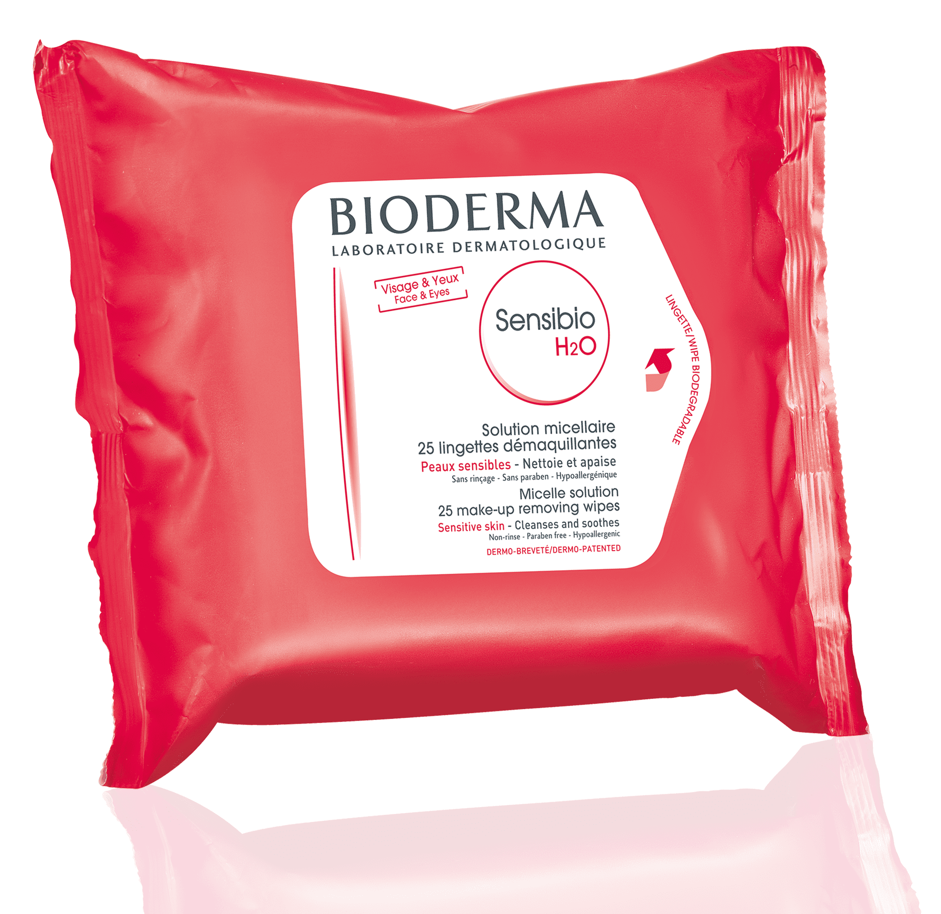 Bioderma Sensibio H2O Biodegradables Wipes Cleansing and MakeUp