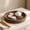 C, variant on Cififendec Round Rustic Wooden Decorative Tray, 6.1", Distressed Solid Wood Catchall Dish for Candle Holding and Small Trinket Organizing