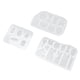 thumbnail image 3 of Moldes de fundición para joyería, fácil de desmoldar, tienda limpia, buena elasticidad, resistencia al desgarro, colgantes, molde de silicona con agujero, 3 uds., 3 of 5