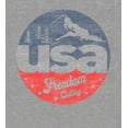 thumbnail image 2 of Americana USA Freedom Is Calling Heather Gray Adult Long Sleeve Hoodie-Small, 2 of 3