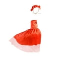 thumbnail image 2 of Traje de ganso de porche Vestido de novia Falda de encaje decorativa Accesorios Tocado Césped Rojo, 2 of 8