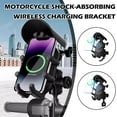 thumbnail image 2 of Motorcycle Shock-absorbing Wireless Charging Phone Bracket Anti New Y9 X2B2, 2 of 7
