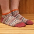thumbnail image 5 of BambooMN Women's Vintage Style Knitted Colorful Cotton Anklet Socks - Assortment 3F Extra Large - 3 Pairs, 5 of 5