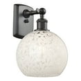 thumbnail image 7 of Innovations Lighting - White Mouchette - 1 Light Wall Sconce In Modern Style-11, 7 of 7