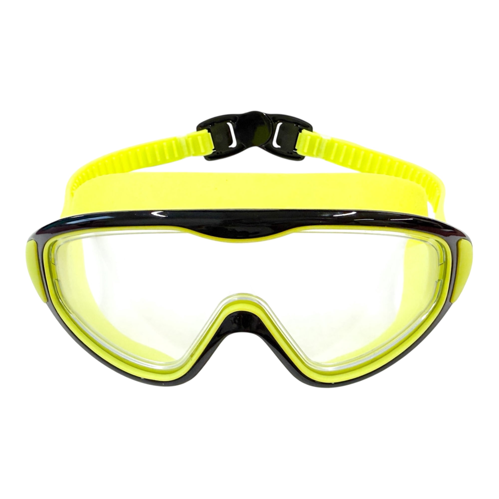 Black and Neon Swim Googles