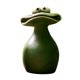 thumbnail image 4 of Estatua de rana de boca plana BLESIY adorno de resina pintado a mano impermeable Talla L, 4 of 8