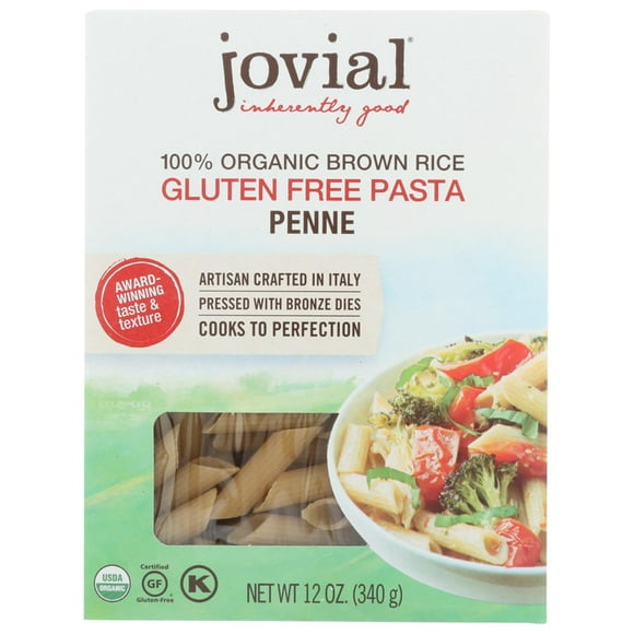 Jovial Brown Rice Penne Rigate, 12 Oz