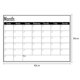 thumbnail image 2 of Calendario magnético de borrado en seco - Calendario vertical para refrigerador - Calendario mensual para refrigerador Pizarra blanca, 2 of 5