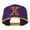 Purple Gold, variant on Greek Alphabet CHI Embroidered Cap - Black Silver OSFM