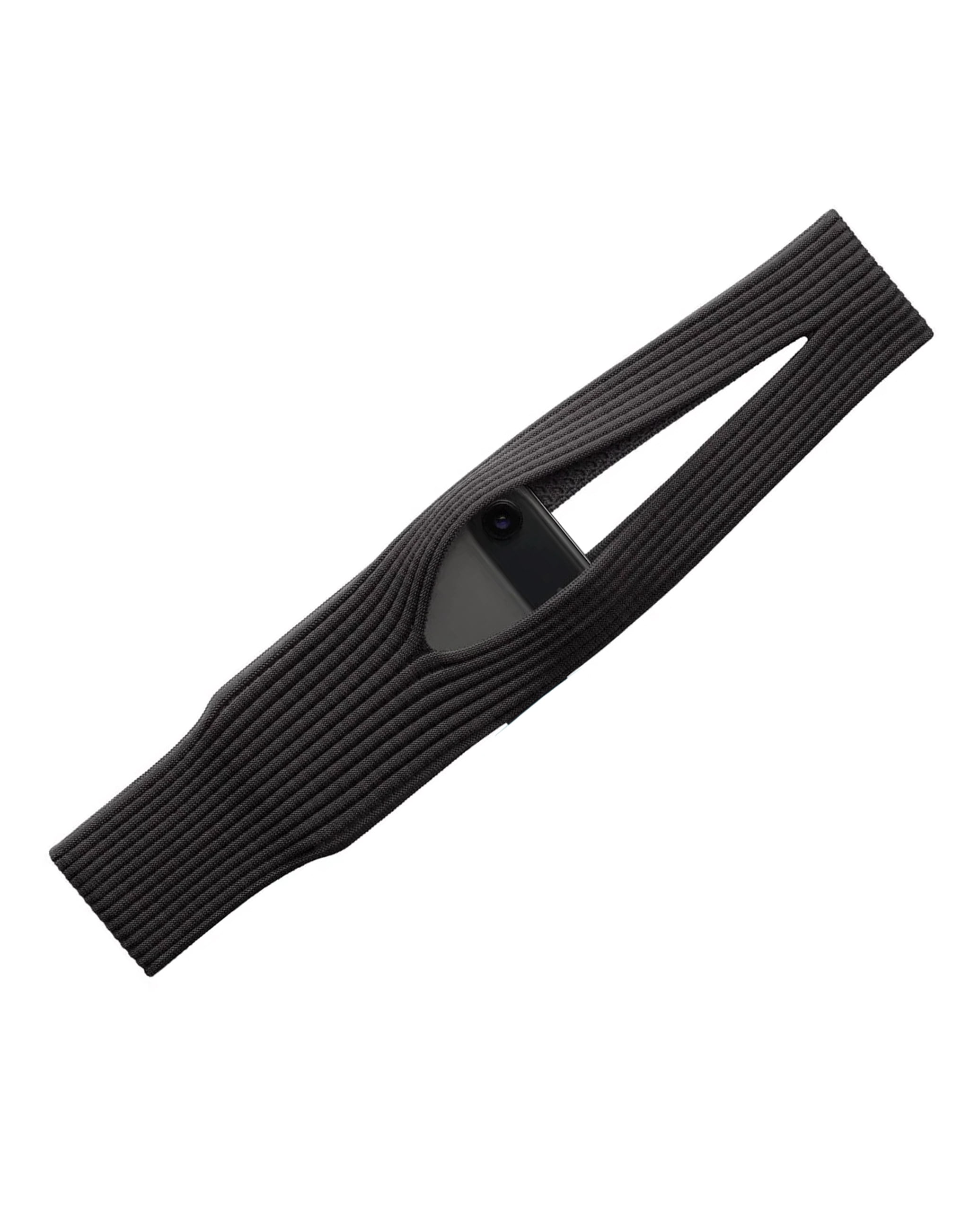 Long Soft Mobile Pouch - Black