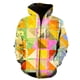 thumbnail image 1 of Sudadera con capucha con estampado geométrico abstracto en 3D para hombre y mujer, moda informal de gran tamaño, estilo hip hop, novedad de 2024, 1 of 6