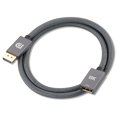 thumbnail image 2 of Cable de expansión de blindaje trenzado DP, Cable portátil macho a hembra, extensor antiinterferencias de velocidad rápida, suministros para PC de escritorio, 1m Inevent EL005839-01, 2 of 7