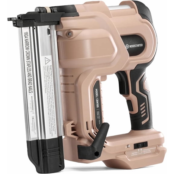 Cordless 2-in-1 Nail Gun & Staple Gun(Tool Only), Driving 2 inches 18GA Brad Nailer, 400 Nails, Depth Adjustment, 2 Firing Mode, LED Lights, Compatible with Makita Batteries, Lightweight