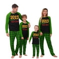 🎄 Family Matching Outfits 2025 Happy New Year Pajamas Set For Kids
