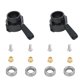thumbnail image 2 of 5X Kit de Copa de Dirección de Metal para WPL C14 C24 C34 C44 B14 B1 B16 B24 B36 MN D90 D91 MN99S Piezas de AutomóVil RC, Negro, 2 of 5