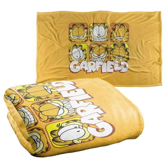 Garfield Faces Silky Touch Super Soft Throw Blanket 36" x 58"