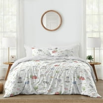 Sweet Jojo Designs Farm Animals Multicolor Full/Queen Bed Comforter 3 Piece Bedding Set - 3 Piece