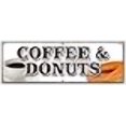 thumbnail image 2 of SignMission B-72 Coffee & Donuts Bannière Café & Beignets 72 Po. - Beignets Chauds Frais Infusés Chauds, 2 of 4