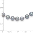 thumbnail image 4 of 14K Yellow Gold 6-7Mm Near Round Grey Fwc Pearl 18In Necklace (Width 6.3) (Length 18) - Jbsp, 4 of 5