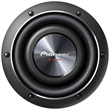PIONEER PIOTSSW2002D2B 8 inch 600-Watt Shallow Subwoofer with Dual 2O Voice Coils