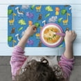 thumbnail image 5 of CounterArt "Jungle Friends" Childs Reversible Rectangular Tabletop Placemat 4 Pack, 5 of 8