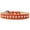 Orange, variant on Mirage Pet Sprinkles Ice Cream Dog Collar Pearl and Red Crystals Size 12 Black