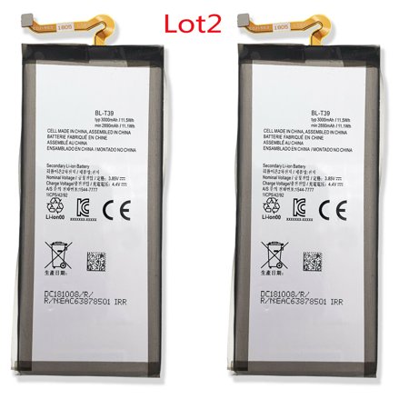 2pcs Replacement Battery For BL-T39 LG G7 ThinQ G710 Q7+ LMQ610 BLT39 3000mAh