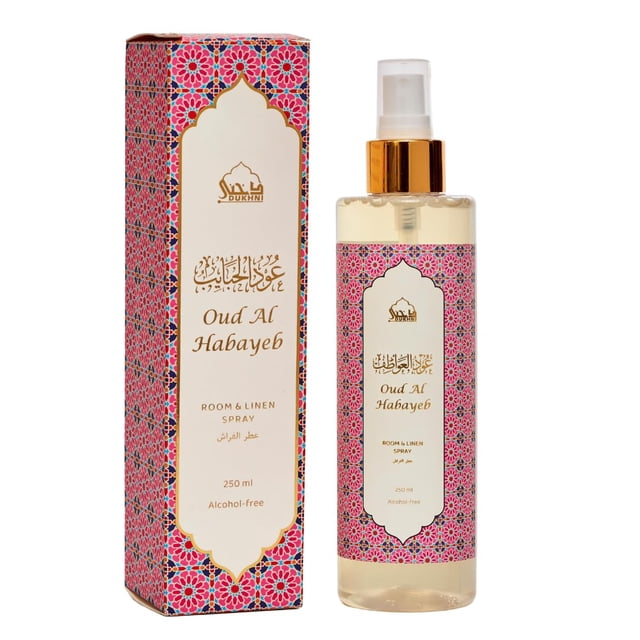 Spray de habitación Dukhni Oud Al Habayeb, sin alcohol, 250 ml