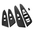 thumbnail image 5 of Carbon Fiber Car Door Window Armrest Cover Switch Panel Cover Sticker Trim For Sportage Nq5 2021 20, 5 of 5