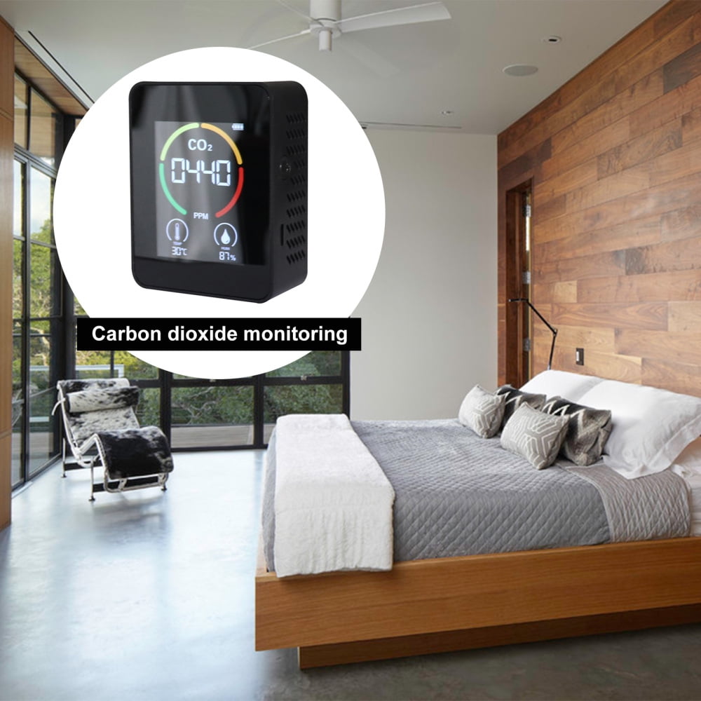 CO2 Carbon Dioxide Detector Temperature and Relative Humidity Monitor