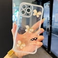 thumbnail image 6 of for iPhone 13 Pro Max Case 6.7 inch,Cute 3D Butterfly Bling Glitter Clear Case with Anti-Fall Lens Cameras Sparkly Soft TPU Case for iPhone 13 Pro Max Cover for Women Girls Transparent, 6 of 7