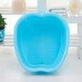 thumbnail image 2 of TISHITA Foot Bath Foot Wash Basin Sturdy Durable Foot Bath Bucket with Hanging Hole Foot Blue, 2 of 8
