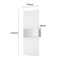 thumbnail image 4 of Labymos A C110-265V LEDs 4W Wall Light Cabinet Lamp 3 Colors Temperature Changeing for Corridor, 4 of 8