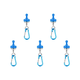 thumbnail image 1 of Gancho Magnético para Campaña Mosquetón en Forma D Accesorios Acampar Al Aire Libre () Azul, 1 of 5