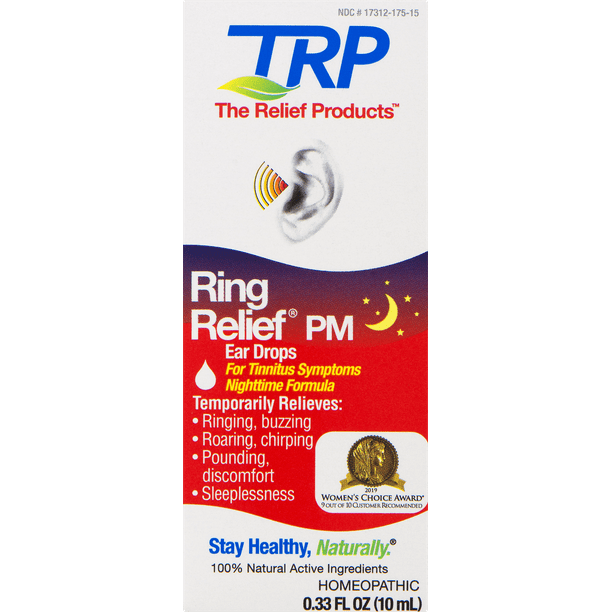 Ring Relief® PM Ear Drops for Tinnitus Symptoms