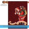 thumbnail image 3 of Toland Home Garden Santa And Christmas Mouse Merry Christmas Flag Double Sided 28x40 Inch, 3 of 5