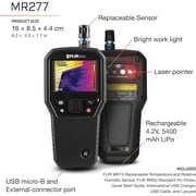 FLIR MR277 Moisture Meter, MSX IR Camera & Hygrometer for Building Inspection