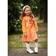 thumbnail image 3 of Vestido Disney Princess Moana para niña pequeña de 4 a 5 años, color naranja, 3 of 7