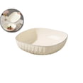 thumbnail image 1 of Dessert Plates 7.8 Inch, Pinch Bowls for Cooking Prep, Reusable Plastic Plates with Gold Trim & Raised Edge, Small Plates for Appetizers Salad Snack, Cocktail Sandwich, 1 of 6