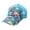 Blue, variant on Baseball Cap Clearance, Women's New Flower Printing Sun Protection All-Match Baseball Cap Trucker Hats Women, Hats for Men Hot Pink One size