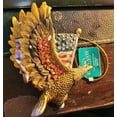 thumbnail image 2 of Collections Etc Patriotic American Eagle with U.S. Flag Christmas Ornament – Holiday Décor, 2 of 3