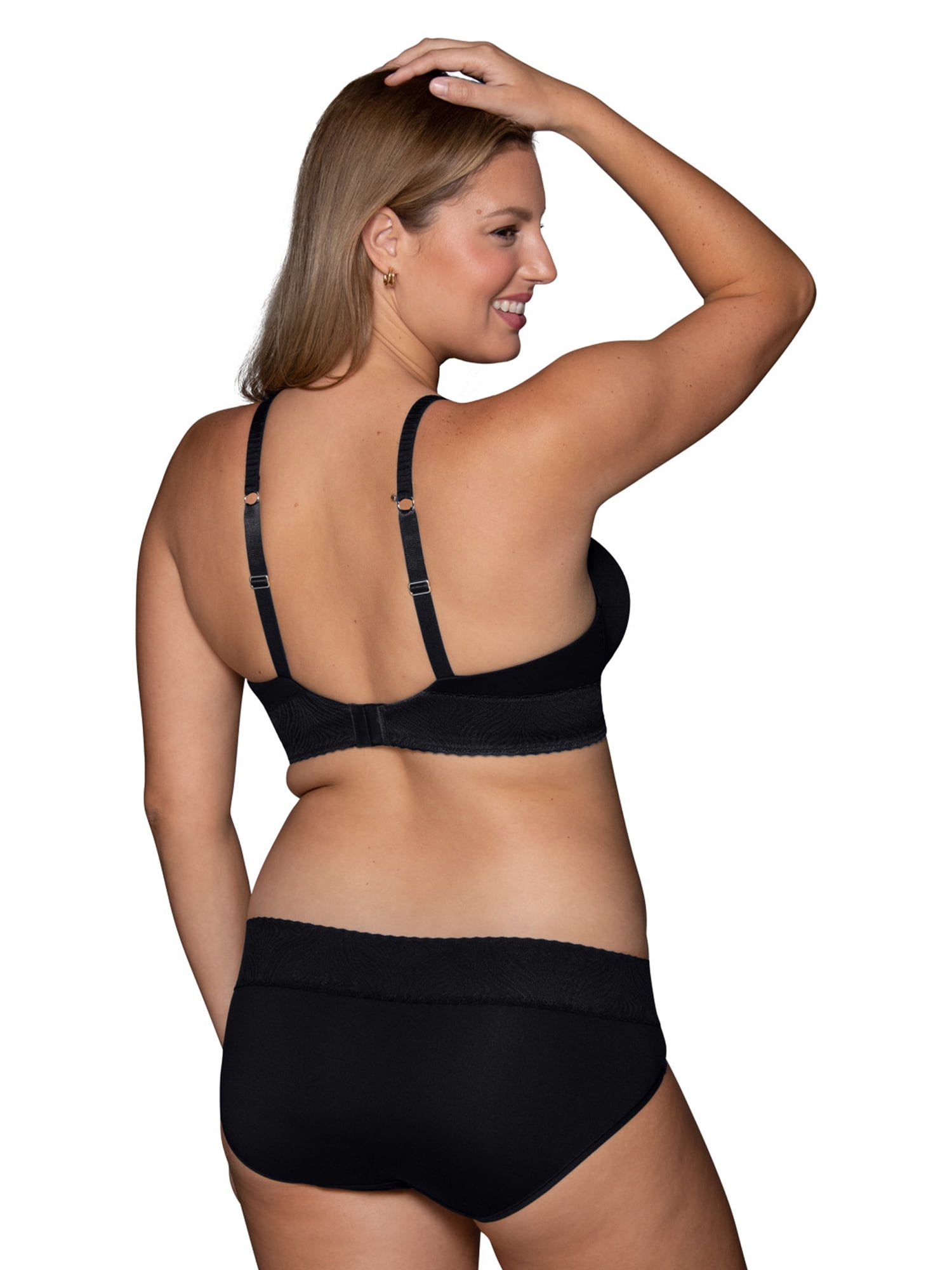 Vanity Fair Lingerie Women's Effortless Wireless Bra, Buttery Soft and Lightweight, Style 77164
