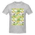 thumbnail image 4 of Bingfone Gnome And Pineapple Men'S Loose Fit Short-Sleeve Pocket T-Shirt, 4 of 7