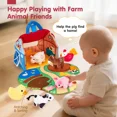 thumbnail image 5 of Surprise Barn with Stuffed Farm Animals with Real Sounds,Toddlers Sensory Toy,Montessori Toys for 6 Month Old Baby 1 Year Old Boy Girl Gifts,BirthdayGifts,Newborngift,Mothersdaygift, 5 of 9