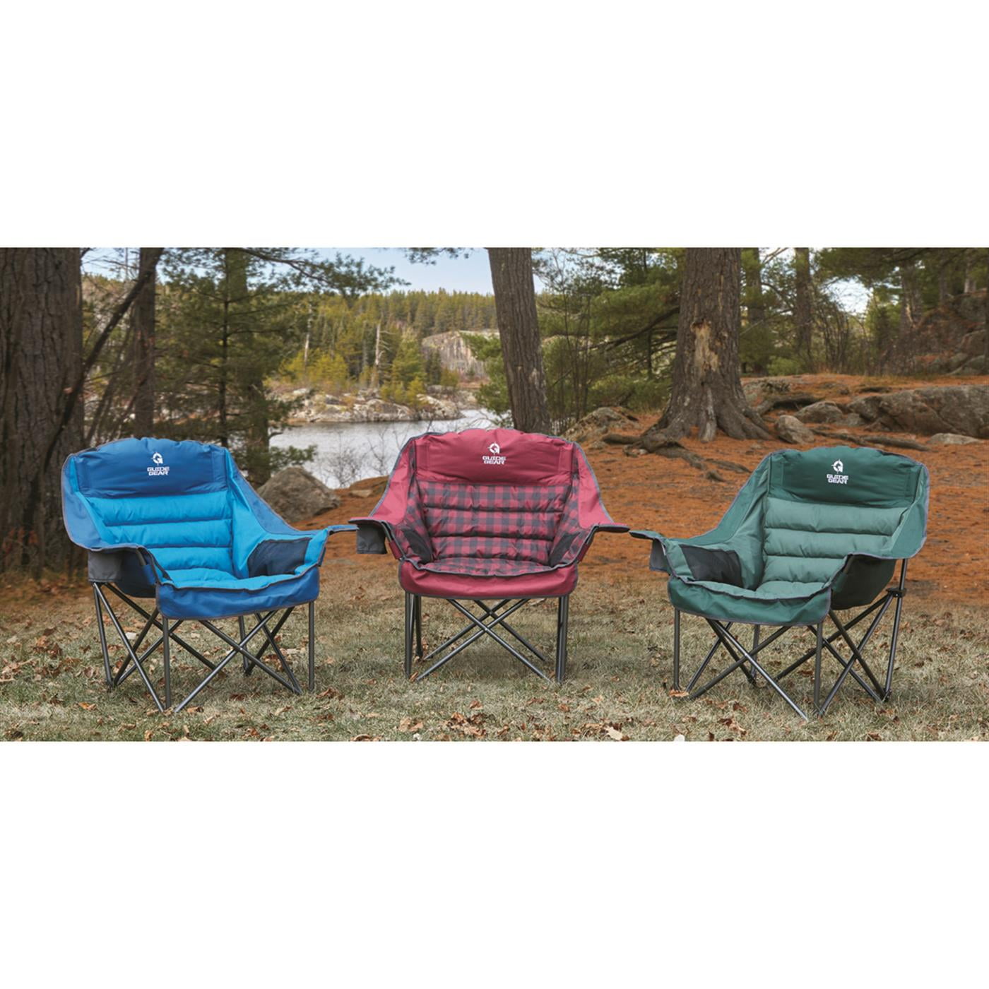 Guide Gear Oversized XL Camping Chair, 400-lb Capacity, Folding