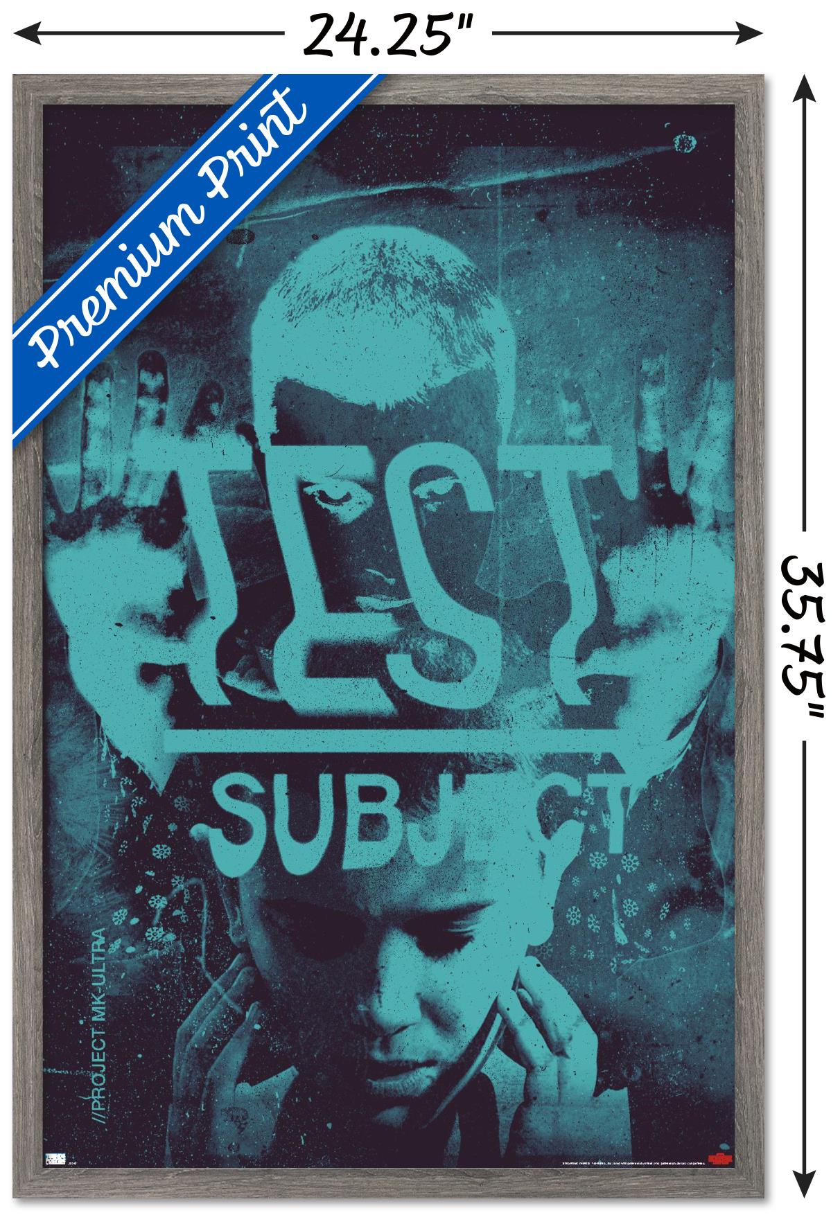 Netflix Stranger Things: Season 4 - Test Subject Wall Poster, 22.375" x 34" Framed