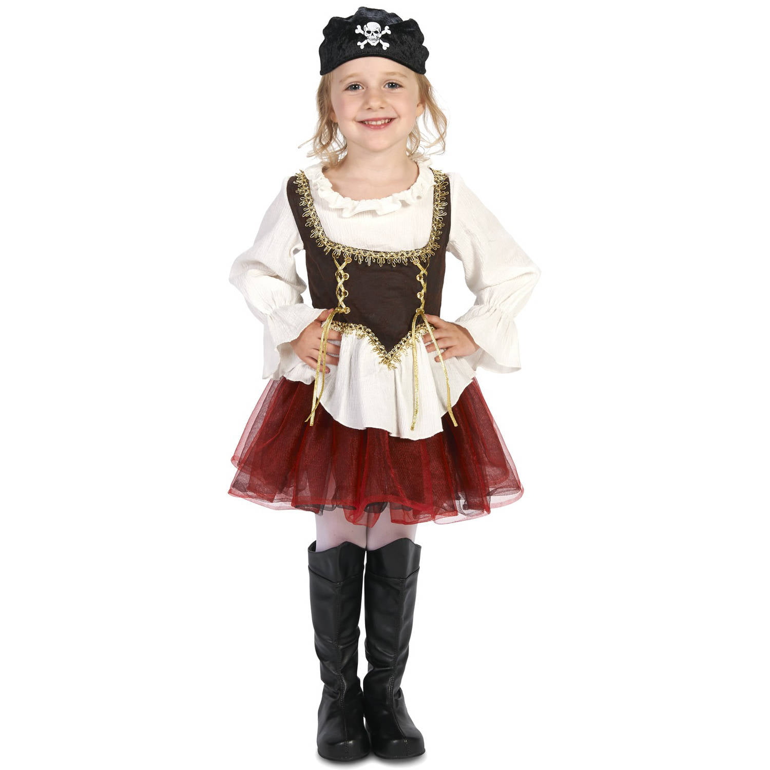 Pirate with Tutu Halloween Costume Accessory Girl Toddler Halloween ...