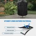 thumbnail image 3 of Round BBQ Cover,Kettle Barbecue Covers Waterproof,Dustproof Rainproof Outdoor Barbeque Grill Cover, 3 of 6