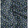 thumbnail image 1 of Soimoi Blue Cotton Jersey Fabric Wild Animal Decor Fabric Printed BTY 58 Inch Wide, 1 of 5